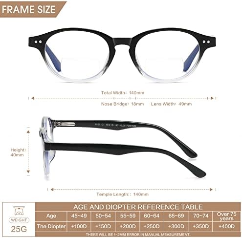 LKEYE Бифокални Очила За Четене Дамски Дизайнерски Кръгли Сини Светлинни Блокер Компютърни Ридеры Модерни Стилни Дамски Сладки Очила