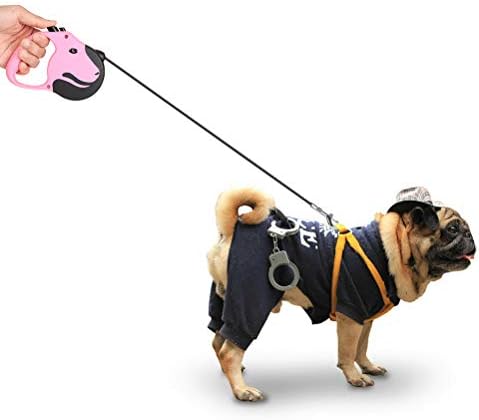Подобрен Разтегателен каишка за кучета Emoly, каишка за куче ходене без entanglements на 360 ° за по-тежки условия на експлоатация