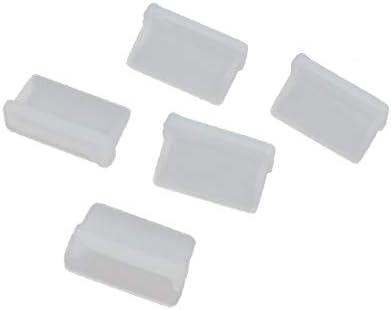X-DREE 5 бр. Прозрачен пластмасов капак за цифрово устройство, USB-A2 (5 бр. прозрачен пластмасов капак за цифрово устройство, USB-A2
