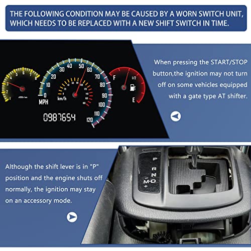 Преминете DICMIC at Shifter с перка е Съвместим с Mazda CX-5 2013-2014 2014 Mazda 6 Замени KDY0-46-040