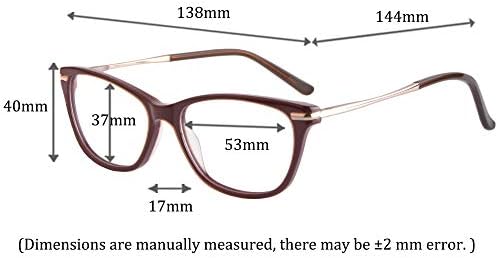 Очила за късогледство MEDOLONG Унисекс със защита от умора синьо -JS642(C4, анти-син, 225)