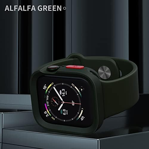BAKUME 3 Pack е Съвместим С корпус Apple Watch 44 мм iwatch Series8/7/6/5/4 мек материал премиум-клас TPU, Защитен калъф за бронята