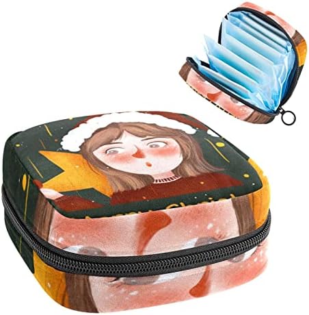 ORYUEKAN Чанта За Съхранение на Хигиенни Кърпички, Преносим Чанта за Съхранение на Менструалния Купа за Жени и Момичета, Чанта за