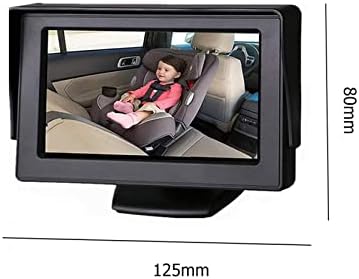 Auto Безопасност Младенческий Монитор за задно виждане-Водоустойчива 4.3 Инчов Сгъваем дисплей 8LED Ir за Нощно Виждане Автомобили