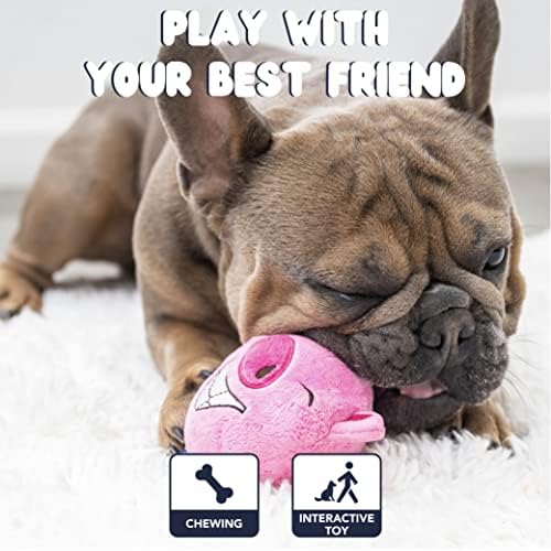 Играчки за кучета ZENAPOKI за агресивни жевателей (3в1) - Интерактивни Пищащие играчки за кучета - Играчки за кучета от средни,