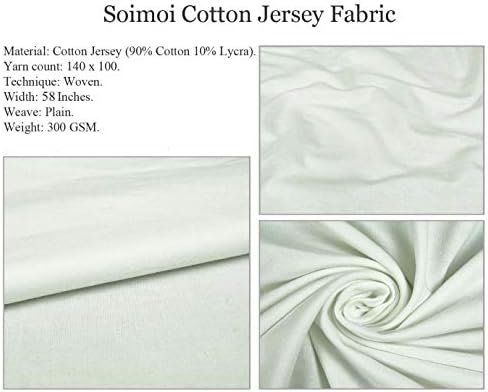 Памучен трикотажная плат Soimoi с swirls и цветисти принтом ширина 58 см