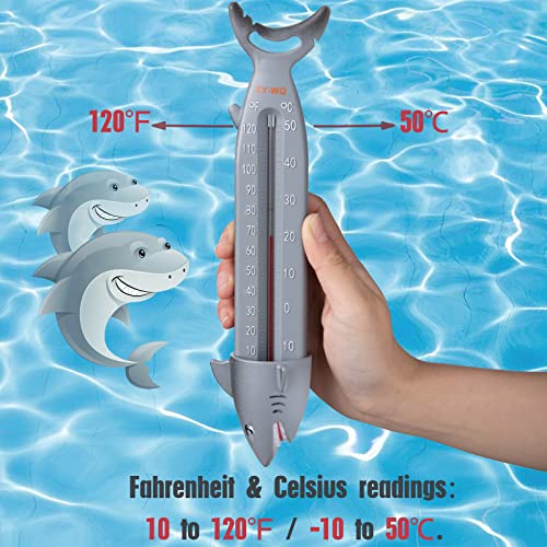 Термометър за басейна XY-WQ Large, Jumbo, лесно считывающий температурата на водата, погружающийся за точни показания - Басейни,