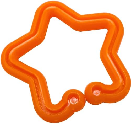 Mandarin Bird Toys 2100 Пластмасов пръстен-клетка за захарна Тръстика Pk8 - Класическа Цветна стабилна Пластмасова играчка за краката,