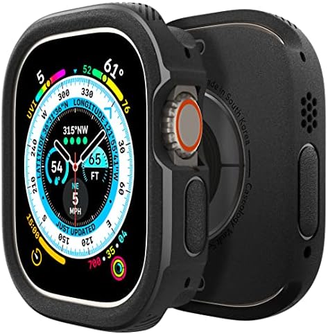 Склад Caseology Предназначен за Apple Watch Ultra Case 49 мм (2022) - Матово черен
